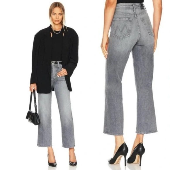 MOTHER Denim - MOTHER THE RAMBLER ANKLE In Bars & Phrases Wash 🩶